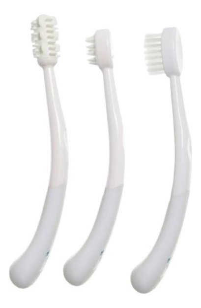Imagen de Primer set de cepillos de dientes para bebés, 3 unidades