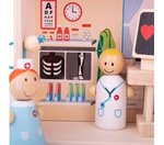 Imagen de Mini hospital de madera con accesorios Bigjigs