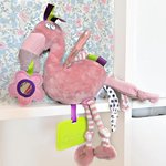 Imagen de Colgante peluche Mia el Flamenco sensorial