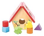Imagen de Juguete clasificador Casa de pájaros madera