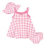 Imagen de Vestido con capelina y bombacha de tela rosa Gerber 5t