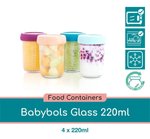 Imagen de Frascos de vidrio de 220 ml Babymoov