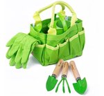 Imagen de Bolso de jardinería (palas/rastrillo/guantes/regadera) Bigjigs