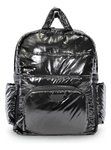 Imagen de Mochila maternal black polar con cambiador 7AM