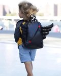Imagen de Mochila infantil impermeable y vegana-Wings black