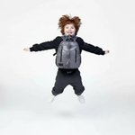 Imagen de Mochila infantil impermeable y vegana-Dino Gris