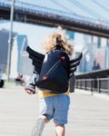 Imagen de Mochila infantil impermeable y vegana-Wings black