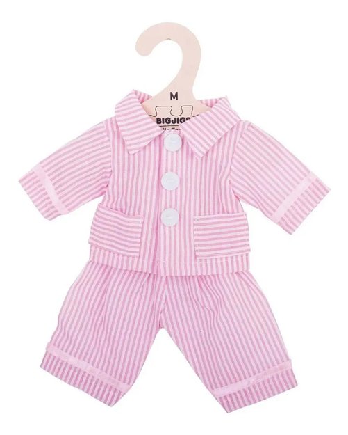 Imagen de Pijama Rosa Muñecas Trapo Hasta 34cm Bigjigs Bebes Conjunto