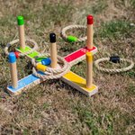 Imagen de Juego Tejo de madera y puntuación Bigjig