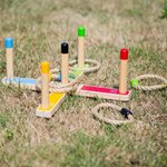 Imagen de Juego Tejo de madera y puntuación Bigjig