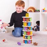 Imagen de Juego Apilar Torre de Ositos madera