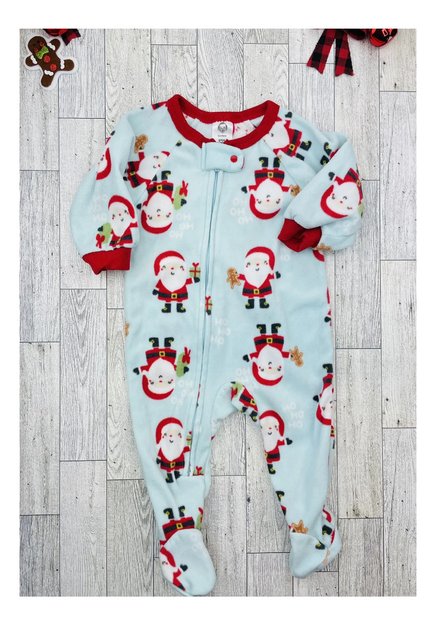 Imagen de Pijamas con pie polar Gerber navideño 0-3 meses