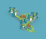Imagen de Juego magnético mechanics Gravity 67 Pc Geomag