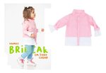 Imagen de Campera Baby Gut Microfibra Impermeable Bebés Para Lluvia Rosa 4 (36 A 42 Meses)