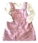 Imagen de Baby Gut Salopete Conjunto Bebés Body Manga Larga Y Vestido  Beige 6 A 9 Meses