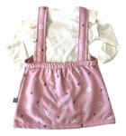 Imagen de Baby Gut Salopete Conjunto Bebés Body Manga Larga Y Vestido  Beige 6 A 9 Meses