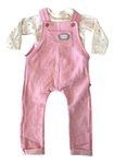 Imagen de Enterito Largo Algodón Baby Gut Bebés C/ Remera Mangas Larga Rosa 36 A 42 Meses