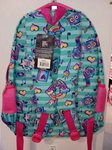 Imagen de Mochilas Infantil Grande Escolar Bolsillos Tamaño 46x30x15cm - Turquesa - Helado