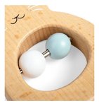 Imagen de Sonajero conejo con cuentas de madera Bigjigs