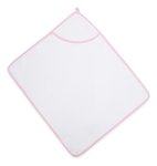 Imagen de Toalla Con Capucha Bebes Rizo De Algodón Tamaño 80x65cm  Rosa
