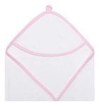 Imagen de Toalla Con Capucha Bebes Rizo De Algodón Tamaño 80x65cm  Rosa