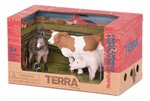 Imagen de Figuras Animales Granja: Burro, Vaca Holstein, Cerdo 3 Años+