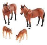 Imagen de Juguete Figuras De Animales Familia De Caballos Niños 3años+