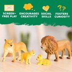 Imagen de Juguete Figuras De Animales Familia De Leones Niños 3años+