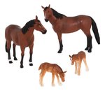 Imagen de Juguete Figuras De Animales Familia De Caballos Niños 3años+