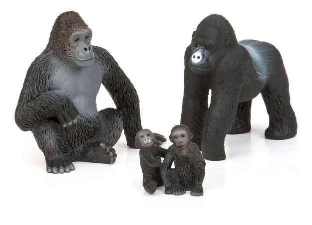 Imagen de Juguete Figuras De Animales Familia De Gorilas Niños 3años+