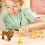 Imagen de Juguete Figuras De Animales Familia De Leones Niños 3años+