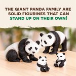 Imagen de Figuras De Animales Familia Osos Pandas