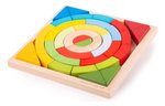 Imagen de Juego madera de construcción con figuras geométricas Bigjigs