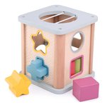 Imagen de Juego de encastre de figuras geométricas en madera Bigjigs
