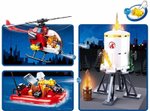 Imagen de Sluban Bloques de construcción: Brigada Bomberos 490pcs