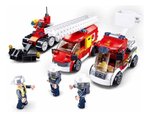 Imagen de Sluban Bloques de construcción: Brigada Bomberos 490pcs