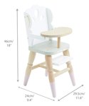 Imagen de Silla de comer para muñecas madera