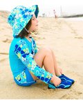 Imagen de Zapatos Accesorios Playa Tela Goma Antideslizante Tuga - Azul - 3/4