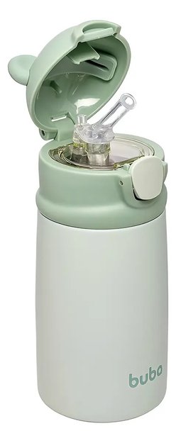 Imagen de Vaso Botella térmica con sorbito - Osito verde