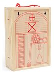 Imagen de Juego de granja en madera completo y portable Bigjigs