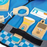 Imagen de Disfraz de policía con accesorios de madera Bigjigs