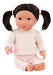 Imagen de Muñeca bebé con cabello castaño oscuro 35cm