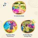Imagen de Juego Paracaídas multicolor con pelotas