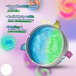 Imagen de Slime Artistico Putty Multicolores Water Elf Sensorial Solid - Emerald Waves