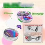 Imagen de Slime Artistico Putty Multicolores Water Elf Sensorial Solid - Galactic Prism