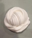 Imagen de Slime Baba Esponjosa Fluffy Water Elf Masa Sensorial 120ml - Blanco pastel