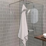 Imagen de Toalla grande de baño con mordillo  Doomoo- blanco