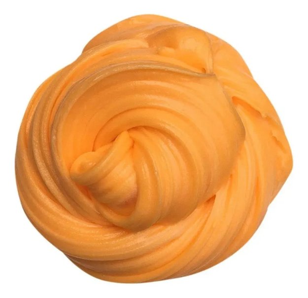 Imagen de Slime Baba Esponjosa Fluffy Water Elf Masa Sensorial 120ml - Naranja pastel