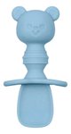 Imagen de Set Cubiertos Silicona Primeras Comidas Osito azul