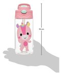 Imagen de Botella vaso c/ boquilla silicona - unicornio
